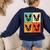 Bostie Dog Lover Boston Terrier With Sunglasses For Men Women Girls Kids Women's Sweatshirt Back Print Navy