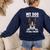 Boston Terrier American Gentleman Dog Lover I'm Well Trained Women's Sweatshirt Back Print Navy