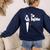 Boston Terrier Dad The DogFather Shirt Boston Terrier Women's Sweatshirt Back Print Navy