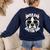 Boston Terrier Dad Father’s Day Dog Dad Men’s Women's Sweatshirt Back Print Navy