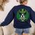Boston Terrier Dog St Patricks Day Irish Pet Lover Men Women Kids Women's Sweatshirt Back Print Navy