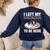 Boston Terrier Dog Women's Sweatshirt Back Print Navy