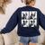 Boston Terrier Dogs With Sunglasses Photo Pets Meme Women's Sweatshirt Back Print Navy