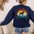 Being a Boston Terrier Grandpa Is Ruff Boston Terrier Women's Sweatshirt Back Print Navy