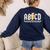 Boys Girls Teachers ABCD Rock Graphic Back To School Class Women's Sweatshirt Back Print Navy