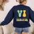 Braille Teacher Of The Visually Impaired Groovy VI Teacher Women's Sweatshirt Back Print Navy Braille Teacher Of The Visually Impaired Groovy VI Teacher Women's Sweatshirt Back Print Navy