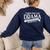 Broadway Actor There Will Be Drama Theater Teacher Men Women Women's Sweatshirt Back Print Navy