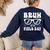 Bruh It's Field Day Teacher Boys Girls Kids Happy Field Day Women's Sweatshirt Back Print Navy