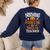 You Cannot Scare Me I'm An Toddler Teacher Halloween Men Women Kids Women's Sweatshirt Back Print Navy