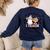 You Cant Scare Me I Teach First Grade Teacher Halloween Women's Sweatshirt Back Print Navy You Cant Scare Me I Teach First Grade Teacher Halloween Women's Sweatshirt Back Print Navy