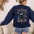 Cat Kitty I'm A Math Teacher Of Course I Have Problems Women's Sweatshirt Back Print Navy