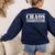 Chaos Coordinator Teacher Mom & Parents Women's Sweatshirt Back Print Navy