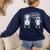 Chemistry Science Teacher I Think You'Re Overreacting Men Women Girls Kids Women's Sweatshirt Back Print Navy Chemistry Science Teacher I Think You'Re Overreacting Men Women Girls Kids Women's Sweatshirt Back Print Navy