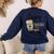 Coffee Gives Me Teacher Power Teacher Elementary Women Women's Sweatshirt Back Print Navy Coffee Gives Me Teacher Power Teacher Elementary Women Women's Sweatshirt Back Print Navy