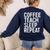 Coffee Teach Sleep Repeat Shirt Coffee Men Women Teacher Women's Sweatshirt Back Print Navy Coffee Teach Sleep Repeat Shirt Coffee Men Women Teacher Women's Sweatshirt Back Print Navy