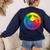 Color Wheel Palette Shirt Artist Painter Art Teacher Tshirt Women's Sweatshirt Back Print Navy