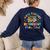 Colorful Math Teacher Retirement Solve The Problem Retired Women's Sweatshirt Back Print Navy Colorful Math Teacher Retirement Solve The Problem Retired Women's Sweatshirt Back Print Navy