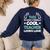 Cool Teacher Saying Teaching Student Men Women Women's Sweatshirt Back Print Navy Cool Teacher Saying Teaching Student Men Women Women's Sweatshirt Back Print Navy