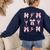 Coquette Bow Ballet Dance Teacher Coquette Women Dancing Women's Sweatshirt Back Print Navy Coquette Bow Ballet Dance Teacher Coquette Women Dancing Women's Sweatshirt Back Print Navy