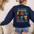 CTE Teacher CTE Crew When Will I Use This In Real Life Women's Sweatshirt Back Print Navy