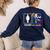 Cute Art Teacher Magical Dabbing Unicorn Artist Women's Sweatshirt Back Print Navy Cute Art Teacher Magical Dabbing Unicorn Artist Women's Sweatshirt Back Print Navy