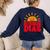 Cute Bilingual Spanish Teacher Buenos Dias Sunshine Women's Sweatshirt Back Print Navy Cute Bilingual Spanish Teacher Buenos Dias Sunshine Women's Sweatshirt Back Print Navy