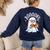 Cute Ghost Reading Book Librarian Teacher Halloween Costume Women's Sweatshirt Back Print Navy Cute Ghost Reading Book Librarian Teacher Halloween Costume Women's Sweatshirt Back Print Navy