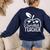Cute Substitute Teacher Appreciation Men Women Women's Sweatshirt Back Print Navy Cute Substitute Teacher Appreciation Men Women Women's Sweatshirt Back Print Navy