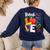 Cute Teach Love And Inspire Men Women Teacher Women's Sweatshirt Back Print Navy