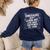 Dinosaurs Didn't Learn Art Artist Teacher Typography Women's Sweatshirt Back Print Navy Dinosaurs Didn't Learn Art Artist Teacher Typography Women's Sweatshirt Back Print Navy