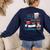 Disney Minnie Mouse Beautiful Day For Learning Teacher's Day Women's Sweatshirt Back Print Navy