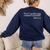 Dont Make Me Repeat Myself History History Teacher Women's Sweatshirt Back Print Navy