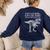Lets Eat Kids Punctuation Saves Lives Dinosaur Teacher Women's Sweatshirt Back Print Navy Lets Eat Kids Punctuation Saves Lives Dinosaur Teacher Women's Sweatshirt Back Print Navy