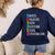 Educar Bilingual Spanish Teacher Women's Sweatshirt Back Print Navy