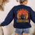 English Teacher Matching This Is My Scary Halloween Costume Women's Sweatshirt Back Print Navy