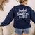 English Teachers Are Lit Teacher Appreciation Women's Sweatshirt Back Print Navy English Teachers Are Lit Teacher Appreciation Women's Sweatshirt Back Print Navy