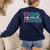 ESL Squad Teacher English As A Second Language Women's Sweatshirt Back Print Navy ESL Squad Teacher English As A Second Language Women's Sweatshirt Back Print Navy