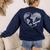 ESL Teacher ESOL Student Cute Heart Shape English Teacher Women's Sweatshirt Back Print Navy