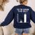 Fa La 8 Math Pun Math Teacher Christmas Women's Sweatshirt Back Print Navy