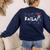 FA LA8 Christmas Santa Fa La Math Teacher Mathematic Women's Sweatshirt Back Print Navy