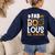 Faboolous ESL ESOL Teacher Spooky Teacher Halloween Costume For Men Women Women's Sweatshirt Back Print Navy