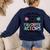 Favorite Actors Theater Drama Teacher Drama Teaching Women's Sweatshirt Back Print Navy