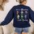 My Favorite Monsters Call Me Teacher Thank Mummy Vampire Bat Women's Sweatshirt Back Print Navy