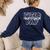 Field Day 2025 Fourth Grade School Teacher Kids Red Women's Sweatshirt Back Print Navy Field Day 2025 Fourth Grade School Teacher Kids Red Women's Sweatshirt Back Print Navy