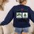 First Educate Then Celebrate Christmas Teacher Winter Break Women's Sweatshirt Back Print Navy First Educate Then Celebrate Christmas Teacher Winter Break Women's Sweatshirt Back Print Navy