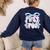 First Grade Coquette Bow Girls Teacher Team 1st Grade Squad Women's Sweatshirt Back Print Navy First Grade Coquette Bow Girls Teacher Team 1st Grade Squad Women's Sweatshirt Back Print Navy