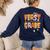 First Grade Dream Retro Team Fall Halloween Spooky Teachers Women's Sweatshirt Back Print Navy First Grade Dream Retro Team Fall Halloween Spooky Teachers Women's Sweatshirt Back Print Navy