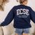 Floral ECSE Early Childhood Special Education SPED Teacher Women's Sweatshirt Back Print Navy Floral ECSE Early Childhood Special Education SPED Teacher Women's Sweatshirt Back Print Navy
