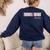 Fourth Grade Team 4th Grade Teacher Girls Boys Women's Sweatshirt Back Print Navy