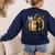 Fun Fall Book Lover Cute Teacher Student Halloween Women's Sweatshirt Back Print Navy Fun Fall Book Lover Cute Teacher Student Halloween Women's Sweatshirt Back Print Navy